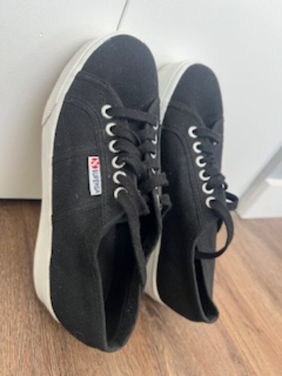 Superga Shoes - Superga Canvas Platform Sneakers